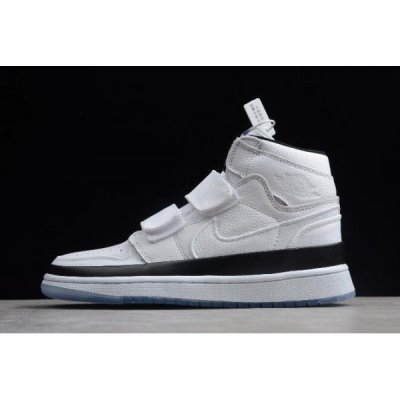 Nike Air Jordan 1 High Double Strap Beyaz / Siyah Basketbol Ayakkabısı Türkiye - 3YSOJD51